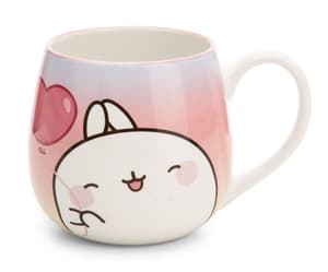 Molang mit Herzballon - Tasse - 400ml (1)