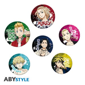 Tokyo Revengers - Button Set (Toman Gang) - AbyStyle (1)