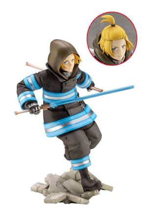 Arthur Boyle - with limited editon head - Fire Force ARTFX J Bonus Edition - Kotobukiya - 7