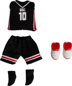 Nendoroid Doll Outfit Set: Basketball Uniform (Black) - 1