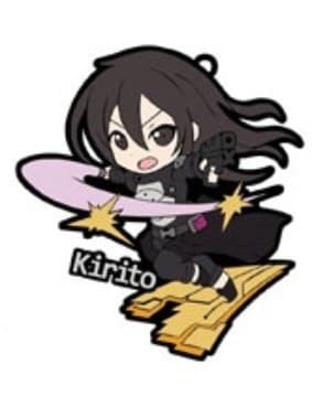 Sword Art Online II Niitengomu Rubber Strap - Kirito - 1
