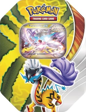 Pokemon TCG - Tin Box: Furienblitz-ex (Sammelkartenspiel, deutsch) (1)