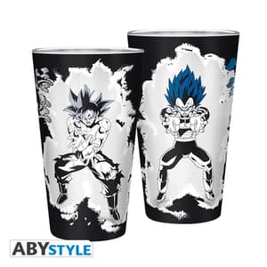 Goku/ Vegeta - großes 400 ml Glas - Dragon Ball - AbyStyle - 4