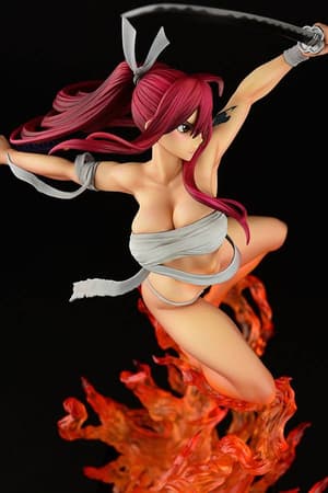 Erza Scarlet - Samurai Light Flame Manjo: Kurenai - Rouge - Orca Toys - 27