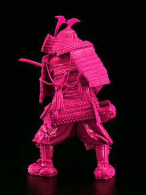 PLAMAX 1/12 Kamakura Period Armored Warrior: Pink Color Edition - 3