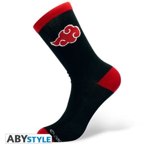 Akatsuki Socks - black and red - Naruto Shippuden - AbyStyle - 5