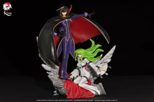 Lelouch & C.C. – Code Geass Kitsune Statue (Limited Edition) - 4