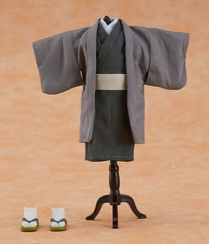 Kimono - Boys / Grey - Nendoroid Doll Outfit Set - 2