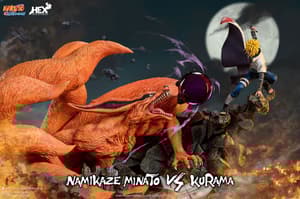 Naruto Shippuden Statue 1/8 Battle of Destiny Namikaze Minato vs Kurama 59 cm (1)