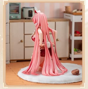 White Rabbit Rosu - Apron - AniMester - 8