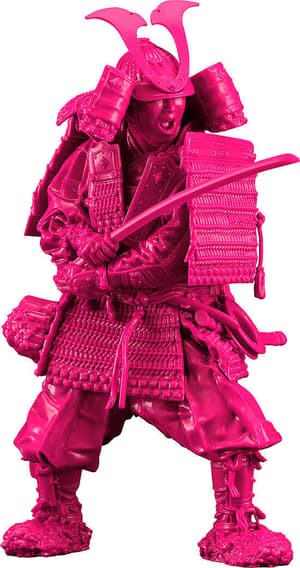 PLAMAX 1/12 Kamakura Period Armored Warrior: Pink Color Edition - 1
