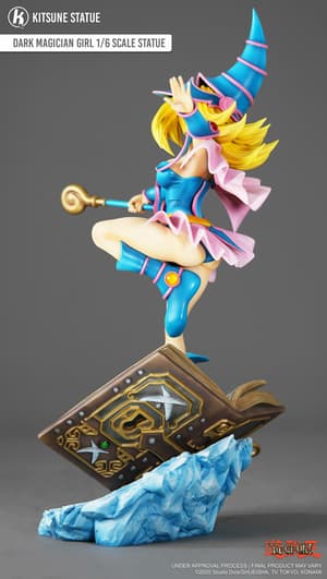 Schwarzes / Dunkles Magiermädchen - Kitsune Statue (1)