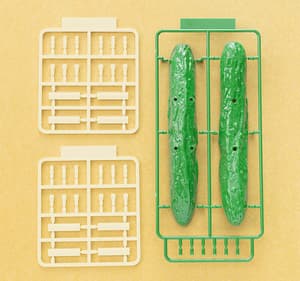 Shoryo Uma Plastic Model Cucumber & Eggplant - 6