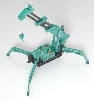 MODEROID MAEDA SEISAKUSHO Spider Crane (Green)(re-run) - 4
