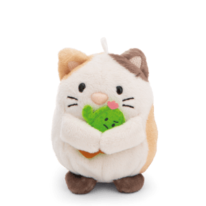 Katze Angy - mymochi - Plüsch (mit Kaktus und Hasenkostüm) (8cm)  (1)
