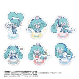 Zufällige Auswahl - Hatsune Miku x Cinnamoroll - Mini Acrylaufsteller - Anicraft (1)