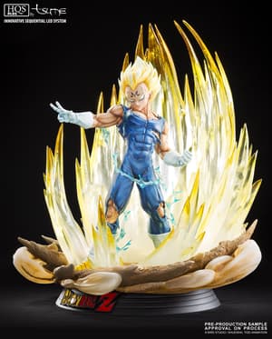 Majin Vegeta - Tsume HQS+ 1/4 Scale Resin Figur mit LED - 3