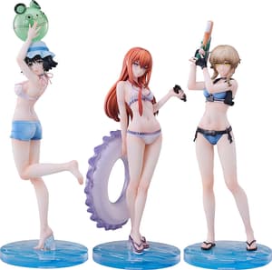 Kurisu Makise &amp; Mayuri Shiina &amp; Suzuha Amane: Swimsuit Ver. - 1