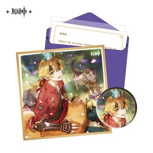 Thoma - Geburtstagkarte Set - Button, Shikishi, Aufkleber und Brief (Chinesisch) - Genshin Impact - Destined Day - miHoYo (1)