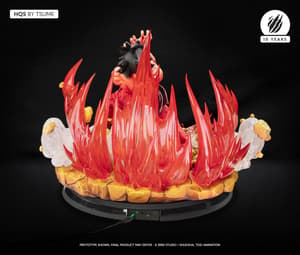Son Goku - Kaio-Ken - Tsume HQS 1/6 Statue - 3