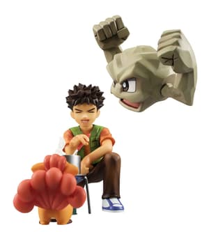 Rocko mit Kleinstein und Vulpix - Megahouse G.E.M. - 1