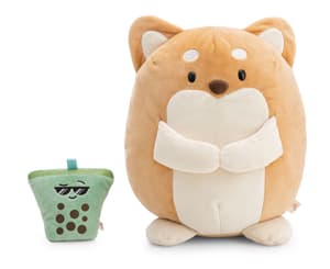 Hund Hiro - mymochi - Plüsch (mit Bubble Tee) (27cm)  (1)