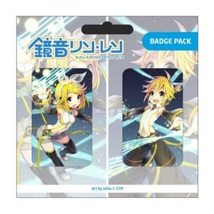 Rin & Len Kagamine Button-Set (Art by Ebila) - Pop Buddies (1)
