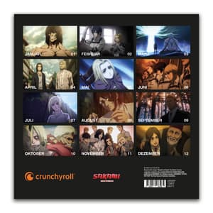 Attack on Titan - Wandkalender - Crunchyroll (1)