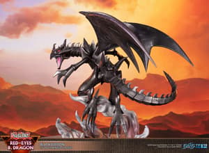 Rotäugiger schwarzer Drache - Schwarze Edition - First 4 Figures Yu-Gi-Oh! PVC Figur (24)