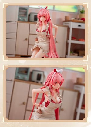 White Rabbit Rosu - Apron - AniMester - 9