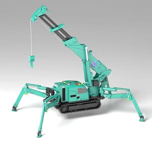 MODEROID MAEDA SEISAKUSHO Spider Crane (Green)(re-run) - 3