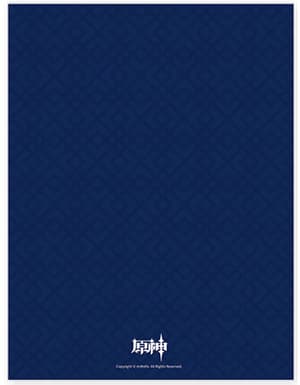 Hu Tao  - Genshin Impact (The Exquisite Night Chimes) - Aktenhülle /Clear File - miHoYo (1)