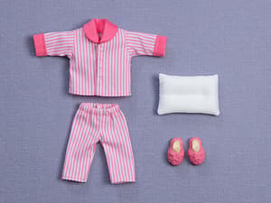 Pajamas - Pink- Nendoroid Doll Outfit Set - 4