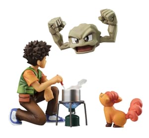 Rocko mit Kleinstein und Vulpix - Megahouse G.E.M. - 3