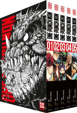 ONE-PUNCH MAN - Kaze - Band 1-5 im Sammelschuber - 1