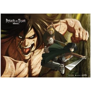 Attack Titan - Attack on Titan - Fabric Poster - Popbuddies (1)