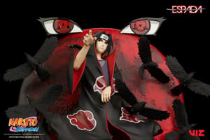 Itachi Uchiha (Tsukuyomi) - Breach Wall Art Line Statue - Espada Art - 12