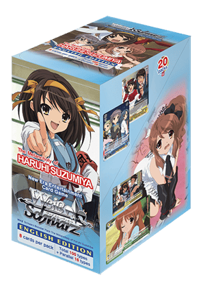 Weiss Schwarz Booster Display - The Melancholy of Haruhi Suzumiya (contains 20 packs with 8 cards each) (English Version) - 1