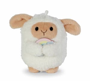 Schaf Wools - mymochi - Plüsch (mit Regenbogen u. Einhornkostüm in Geschenkbox (8cm)  (1)