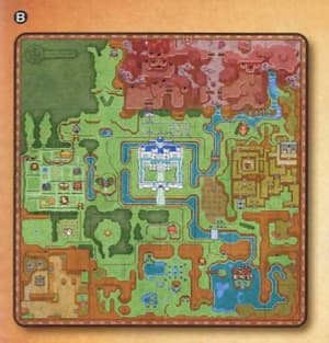 Weltkarte - Decke - Legend of Zelda - A Link between Worlds - 1