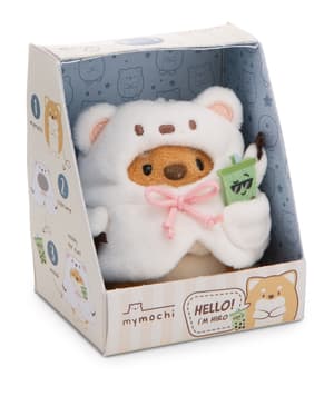 Hund Hiro - mymochi - Plüsch (mit Bubble Tee und Eisbärkostüm) (8cm)  (1)