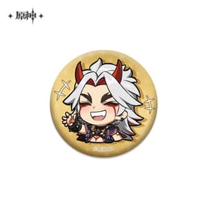 Itto Arataki- Genshin Impact - Chibi Stickers Glossy Badge - miHoYo Figuya.jpg