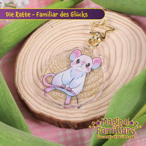 Ratte – Magical Familiars - Schlüsselanhänger - Yunuyei (1)