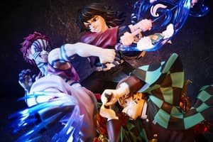 Tanjiro Kamado & Giyu Tomioka vs Akaza - Aniplex - 2