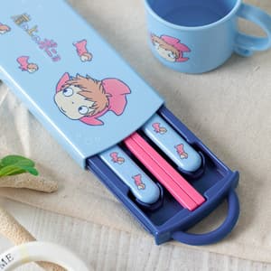 Ponyo – Das große Abenteuer am Meer - Essstäbchen, Löffel & Gabel Set - Skater (1)