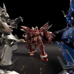 Testa-Rossa, the Vermillion Knight - Moderoid Model Kit - Good Smile Company - 6