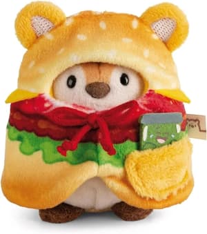 Tiger Tiggy - mymochi - Plüsch (mit Gurkenglas u. Hamburgerkostüm in Geschenkbox) (8cm)  (1)