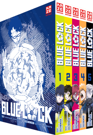 Blue Lock - Kaze - Vol. 01-05 with Box - 1