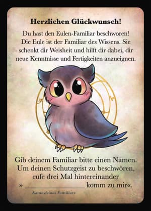 Die Eule – Magical Familiars - Schlüsselanhänger - Yunuyei (1)
