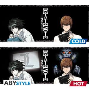 Death Note - Tasse mit Thermoeffekt / Zaubertasse - Kira & L - AbyStyle (1)